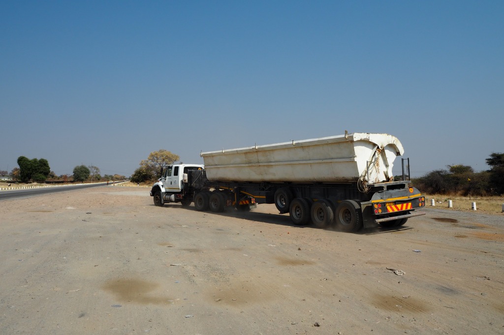 ナミビアのトラック
